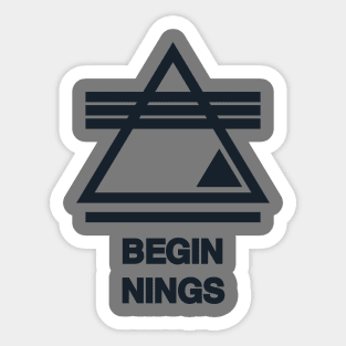 Beginnings Sticker